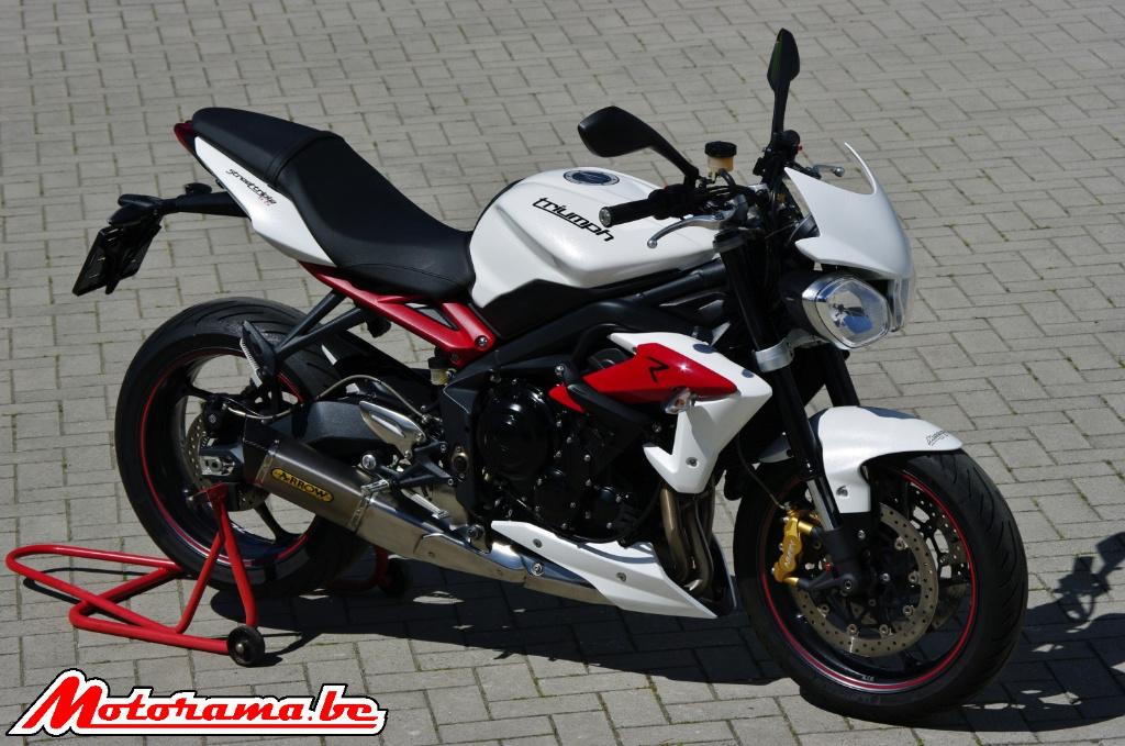 Triumph Street Triple R 675 - 2013 - 20000 km @Motorama, Motoren, Motoren | Triumph, 675 cc, Occasion, Motorrijbewijs A, Bedrijf