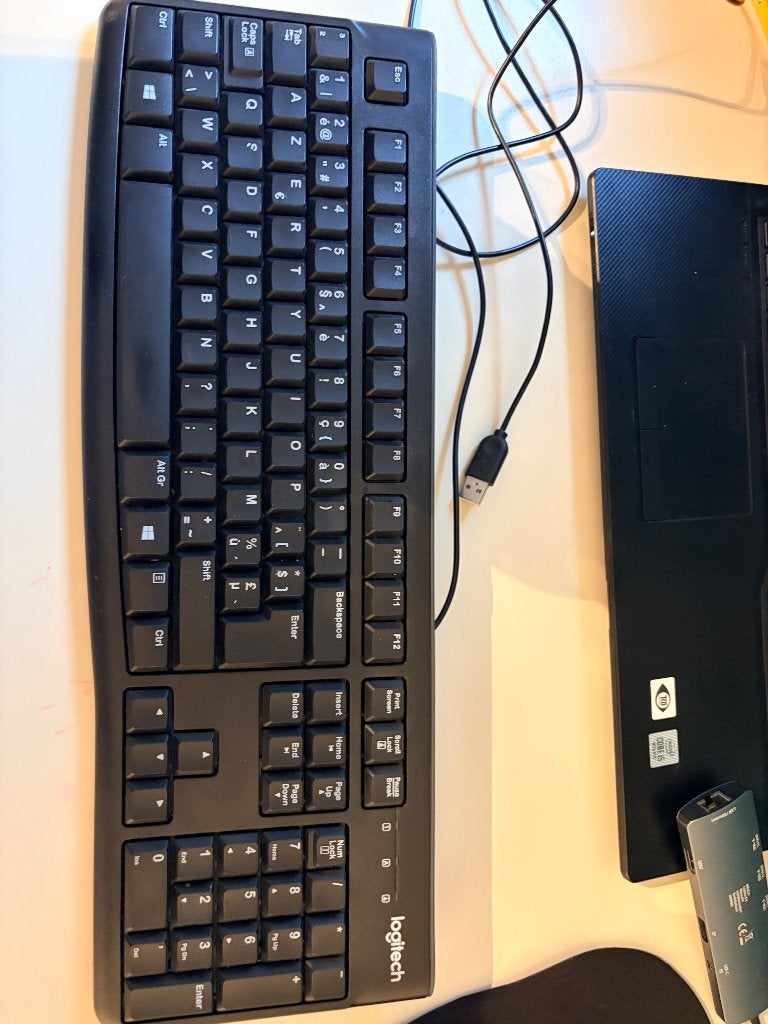 Logitech MK120 Clavier Azerty, Enlèvement, Azerty, Comme neuf, Filaire