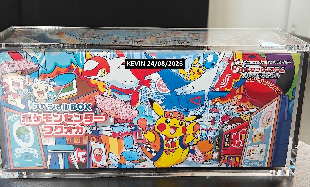 Pokemon TCG Special Box Collections - Fukuoka, Verzamelen, Speelkaarten, Jokers en Kwartetten, Ophalen, Zo goed als nieuw, Speelkaart(en)
