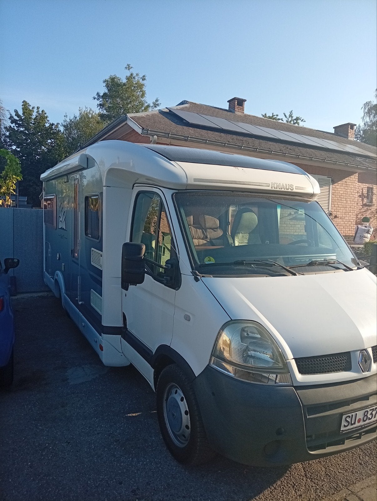 Knaus kampeerder, Standaard zit, ABS, Buitenlamp, 6 tot 7 meter