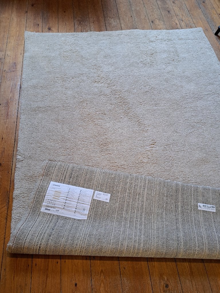 Tapijt ecru, Maison & Meubles, 150 à 200 cm, Beige, Comme neuf, Enlèvement