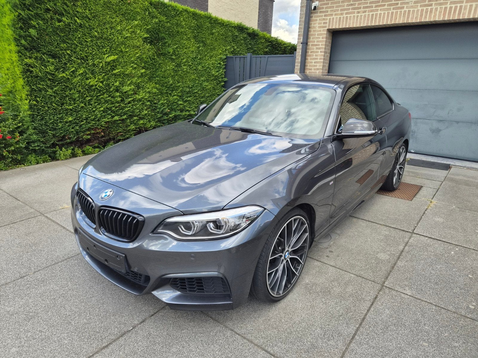 BMW 218 COUPE / M PACK / CAMERA / XENON / SHADOW LINE, Cuir, Argent ou Gris, Euro 6, Carnet d'entretien