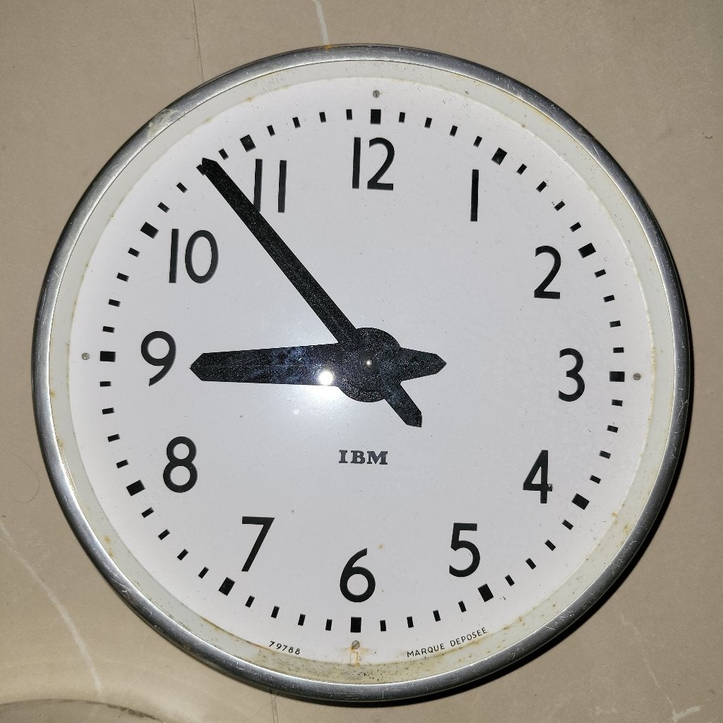 4 Horloges IBM vintage années 1950, Ophalen