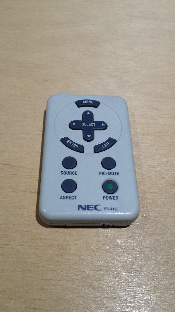 Télécommande NEC RD412E, TV, Hi-fi & Vidéo, Enlèvement, Utilisé, Originale