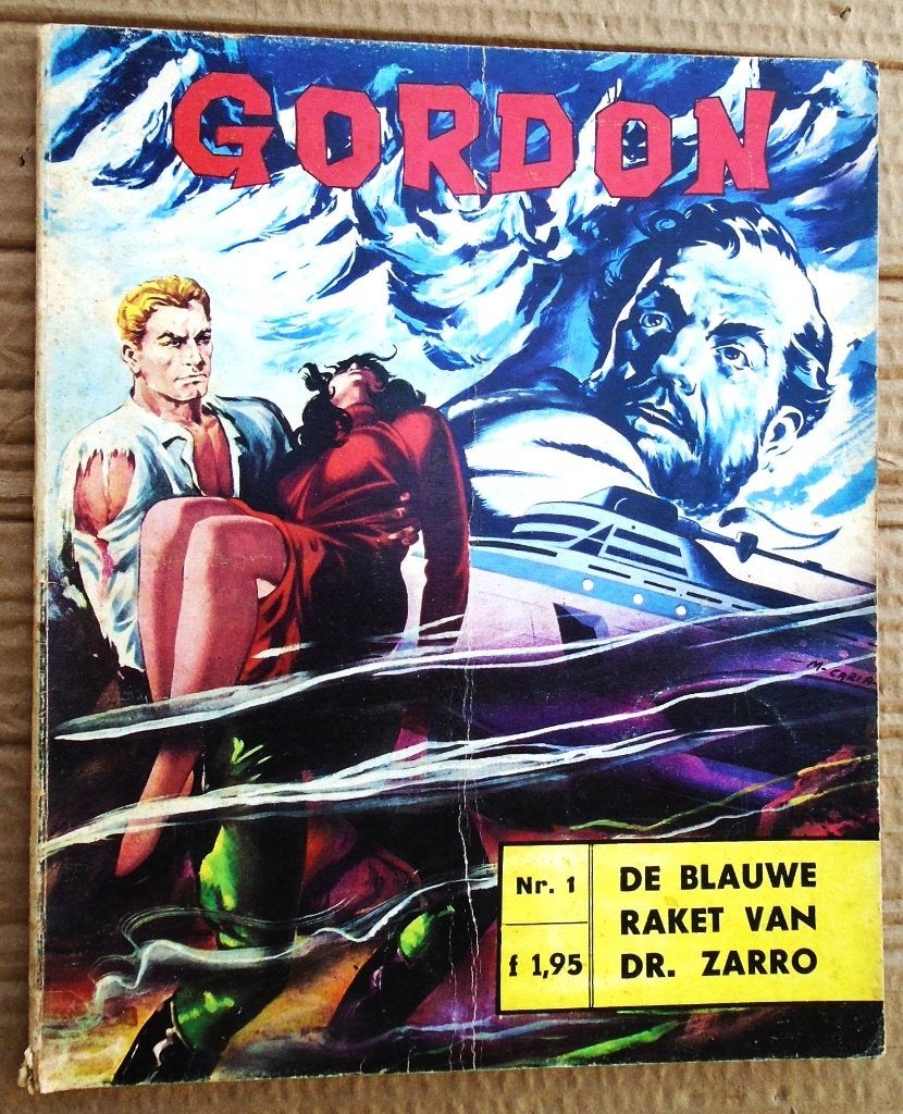 De blauwe raket van Dr. Zarro [Flash Gordon] - 1967 - 1e dr, Gelezen, Eén stripboek, Ophalen of Verzenden, Alex Raymond (1909-1956)