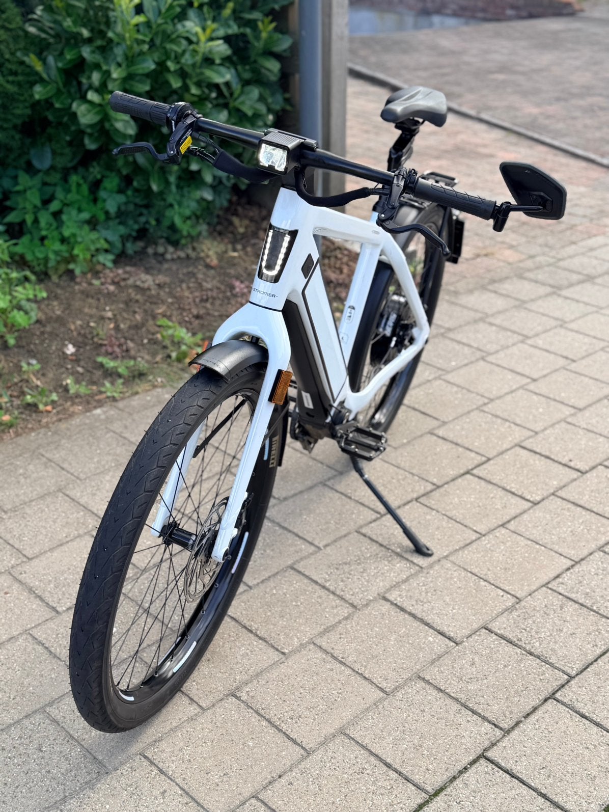 Stromer ST3 Pinion-Cool White-Speed Pedelec-Zeer uitgerust, Fietsen en Brommers, Elektrische fietsen, Ophalen, Zo goed als nieuw