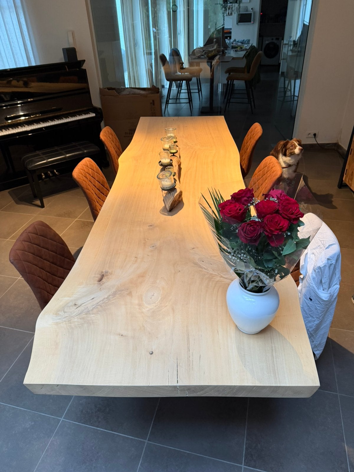 Boomstambladtafel, Ophalen