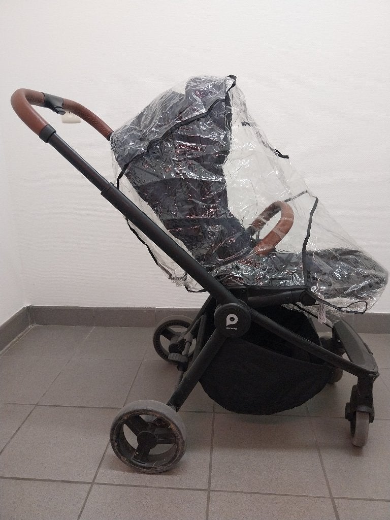 Kinderwagen + autostoel+ reiswieg + slaapzak + autofix, Kinderen en Baby's, Ophalen, Gebruikt, Overige merken, Regenhoes