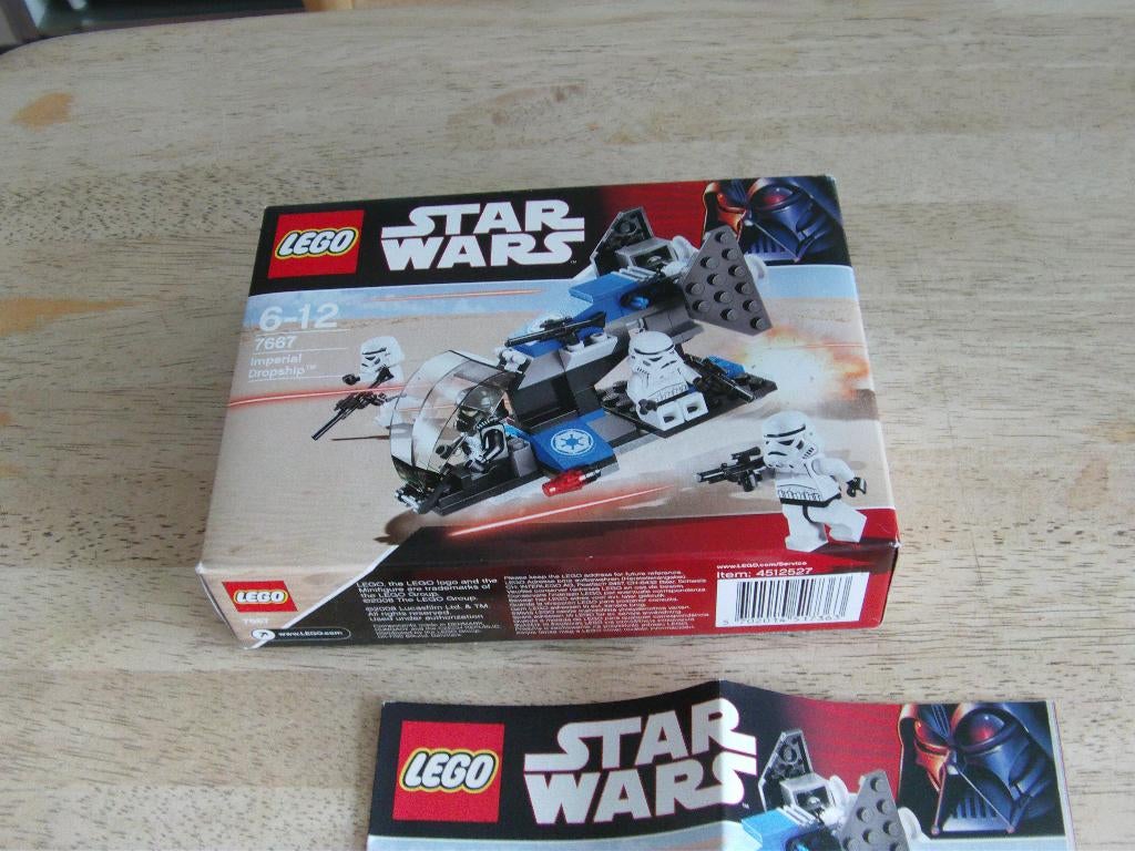 lego, star wars , Imperial Dropship 7667 , jaar 2008, Ophalen of Verzenden, Gebruikt, Complete set, Lego