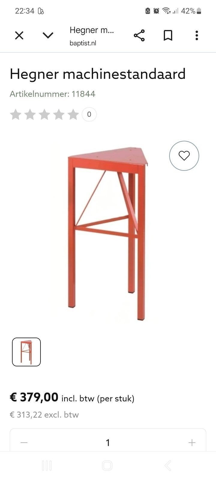 hegner figuurzaagmachine standaard, Maison & Meubles, Enlèvement ou Envoi