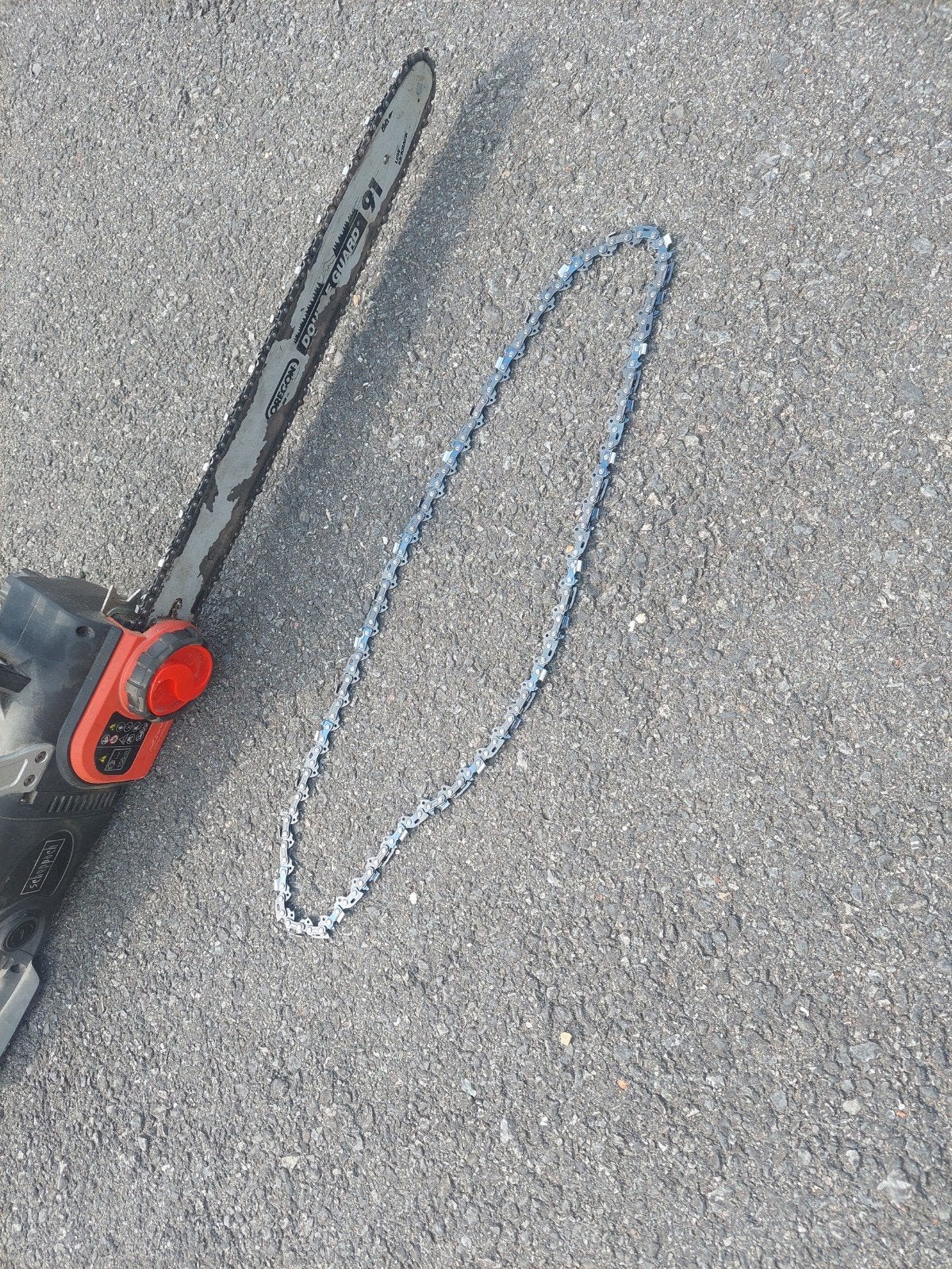 Boomzaag electrische kettingzaag 45 cm plus nieuwe ketting, Ophalen