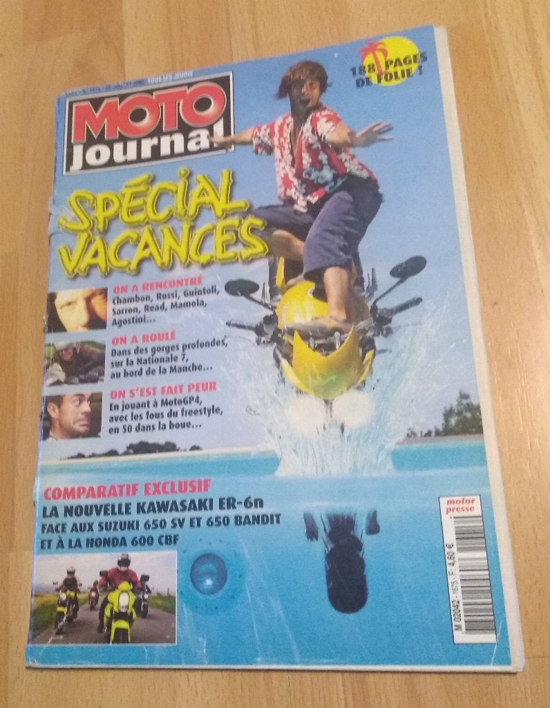 Moto journal 1675 de juillet 2005, Enlèvement ou Envoi, Journal