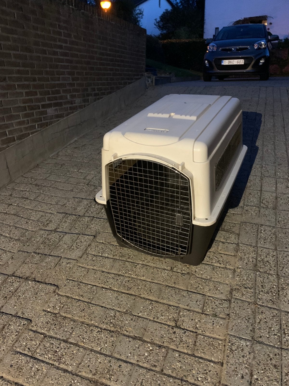 Honden bench xl, Dieren en Toebehoren, Ophalen, Hondenkennel, Gebruikt, 65 tot 100 cm
