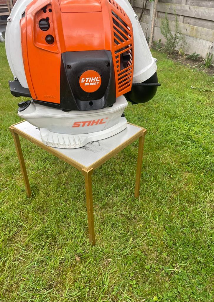stihl br 800c bladblazer, Tuin en Terras, Ophalen, Zo goed als nieuw