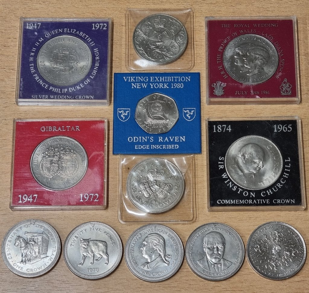 UK Herdenkingsmunten Engeland Coins Munten Queen Elisabeth, Postzegels en Munten, Ophalen of Verzenden, Munten
