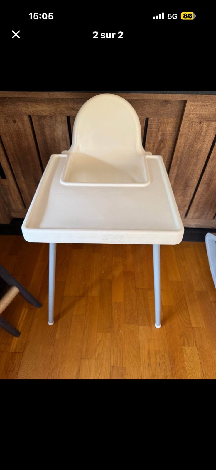 Chaise haute bébé 10€, Enlèvement ou Envoi, Comme neuf