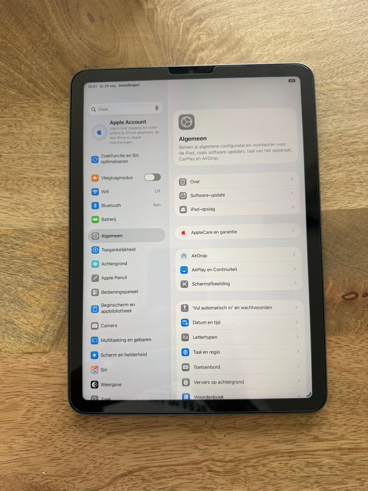 iPad Air 5 Processeur M1 Wi-Fi 64 Go + Apple Pencil 2, Informatique & Logiciels, Gris, Enlèvement ou Envoi, 11 pouces, Apple iPad Air