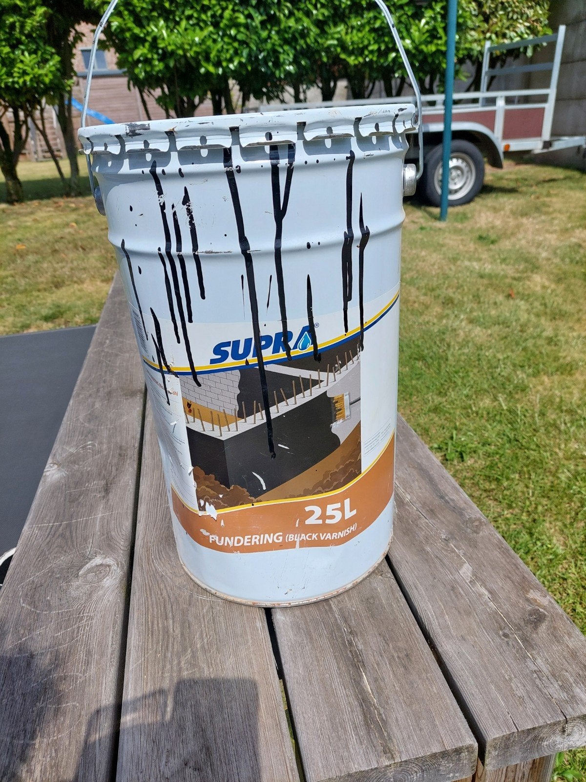 Black varnish supra  10 liter, Ophalen