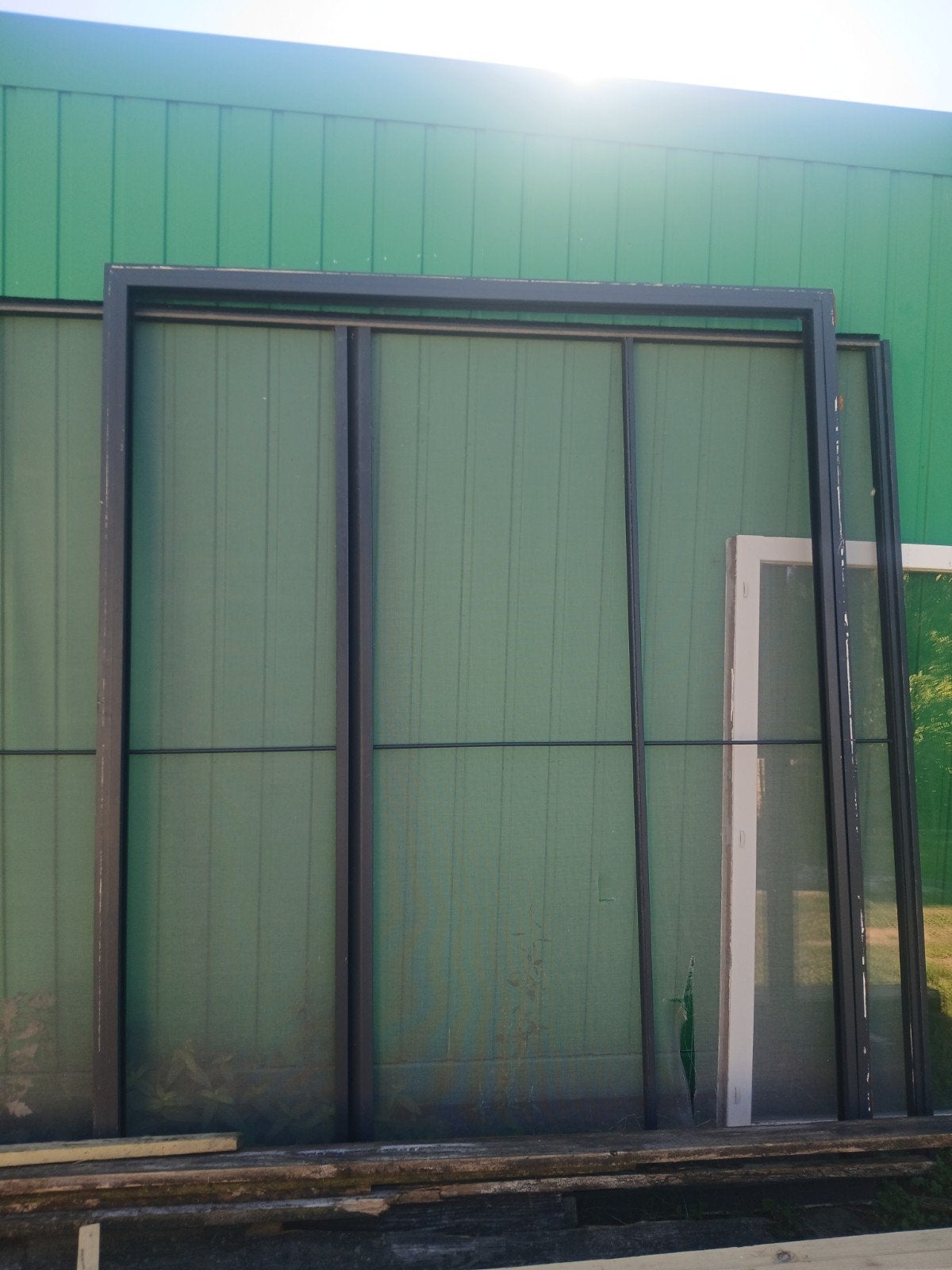 Aluminium kader voor vast raam te koop, Doe-het-zelf en Bouw, Ophalen, Aluminium