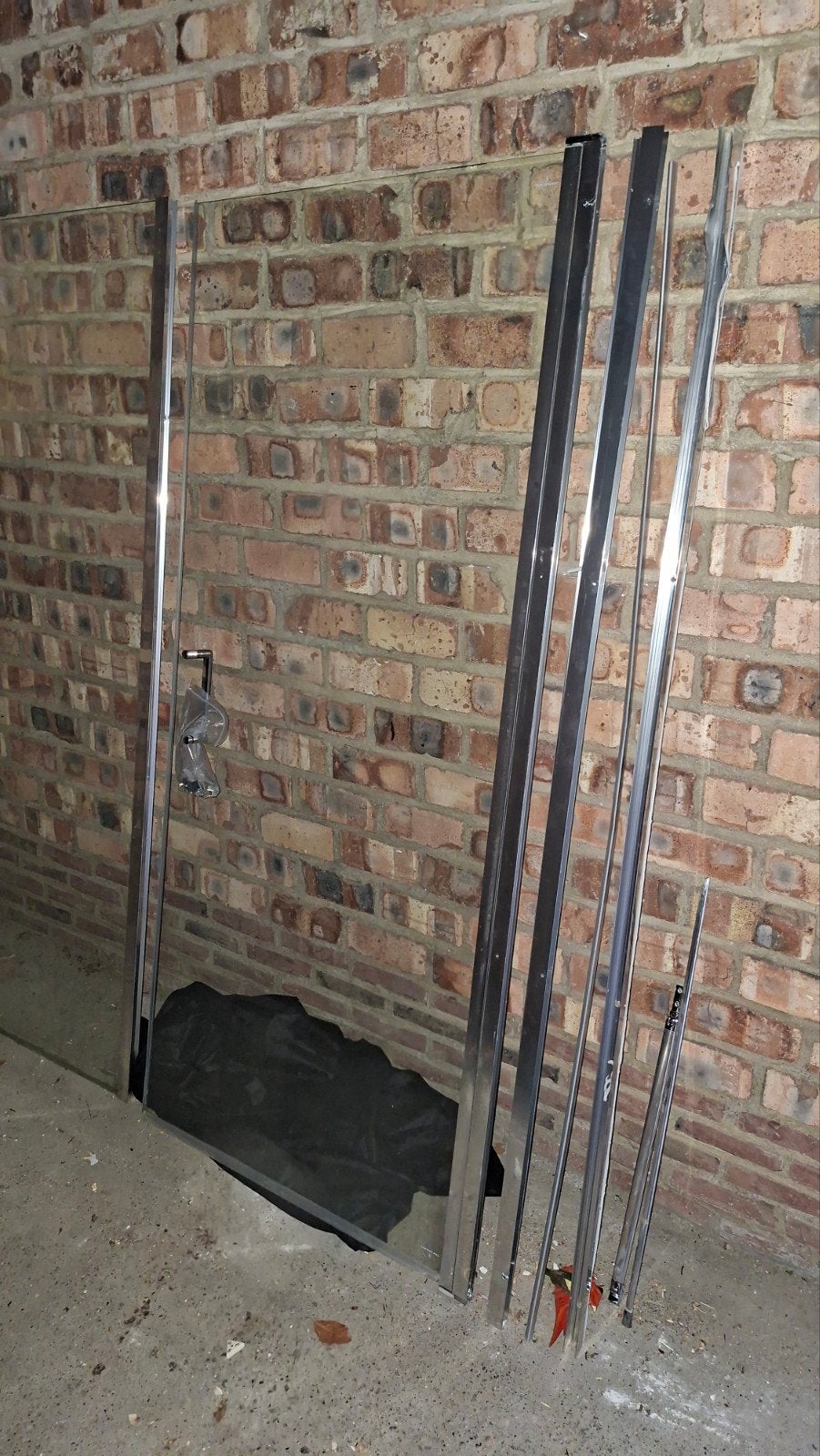 douchecabine 90/90cm 195cm h, Ophalen, Zo goed als nieuw, Glas, Douche