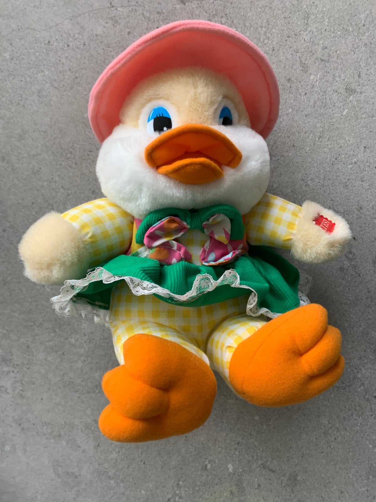 Knuffel pluche eend, Ophalen, Zo goed als nieuw, Eend