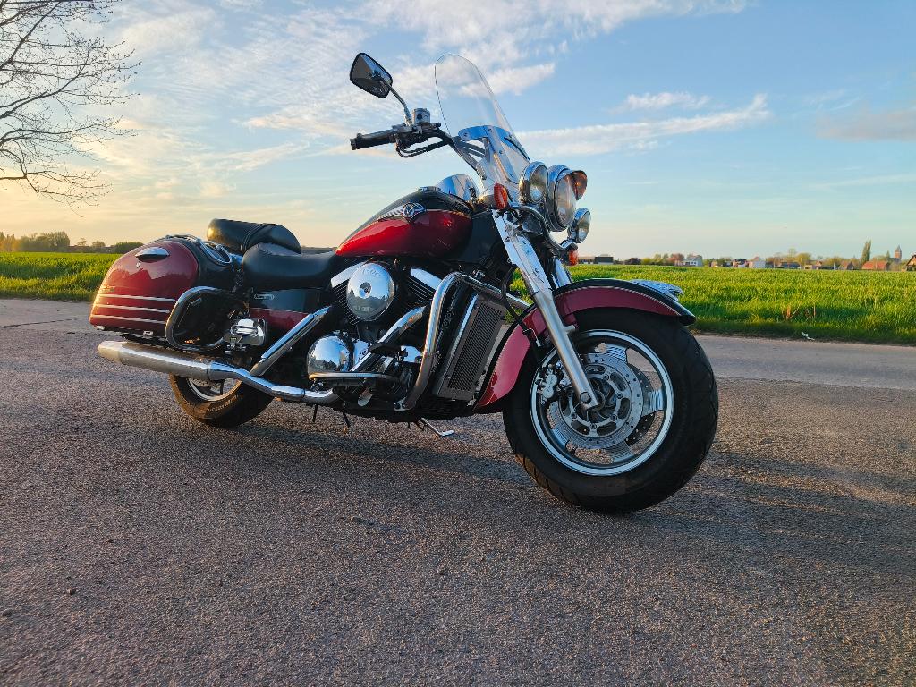 Kawasaki VN 1500 Tourer – krachtige en comfortabele cruiser, Motoren, Ophalen, Gebruikt