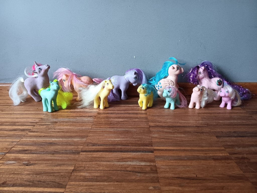 11 My Little Pony G1 Hasbro, jaren 80, Ophalen of Verzenden, Gebruikt
