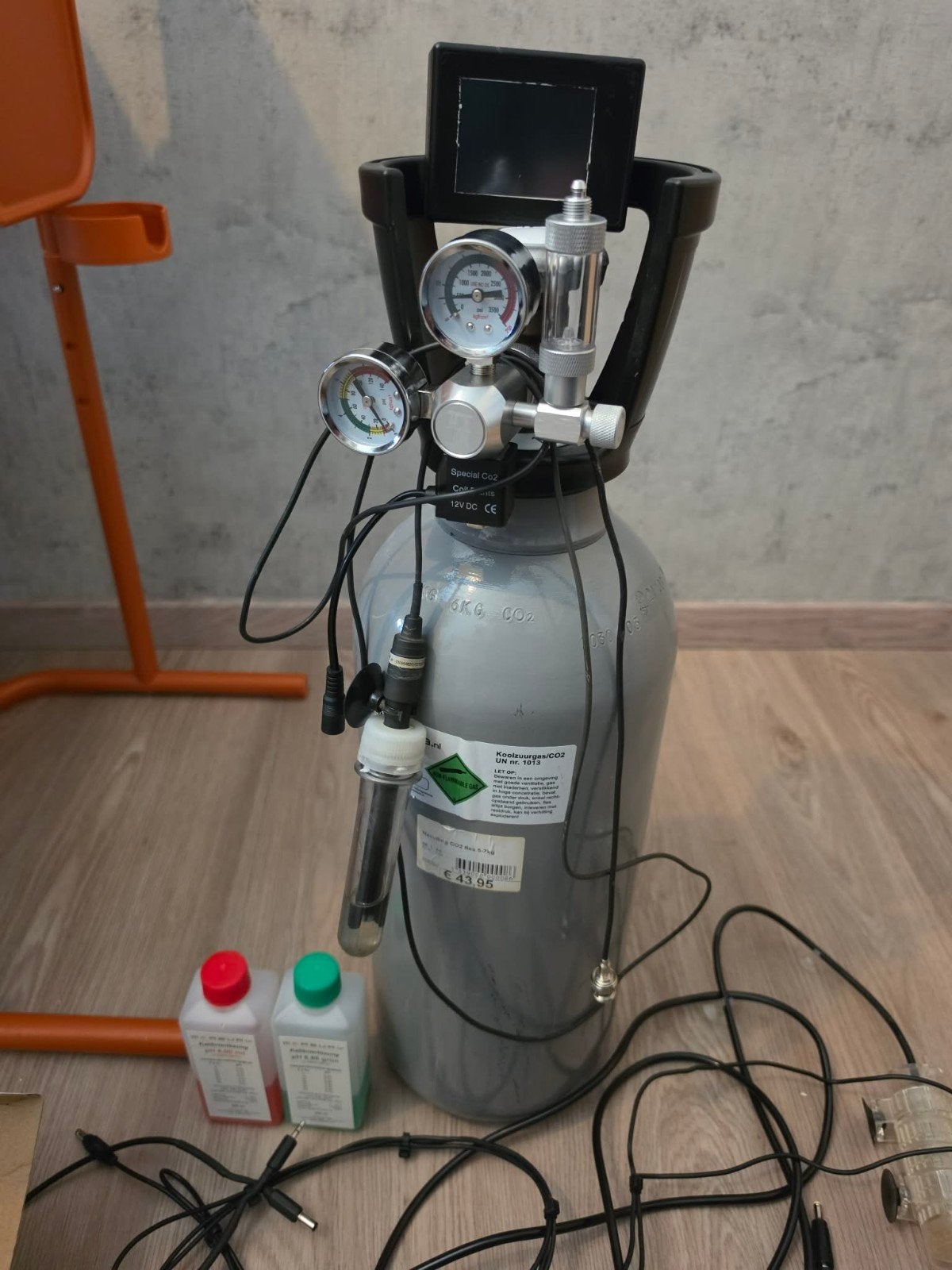 CO2 installatie + fles 6kg, Dieren en Toebehoren, Ophalen, JBL