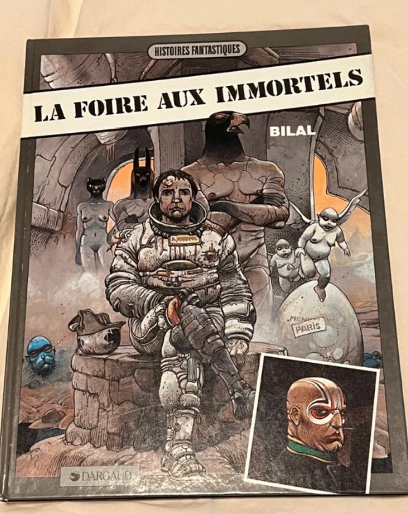 stripverhaal La foire aux immortels Hardcover  Enki BILAL, Envoi, Utilisé