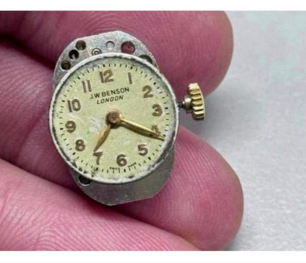 Pièce de montre vintage J W JW Benson - London Swiss Watch, Enlèvement ou Envoi
