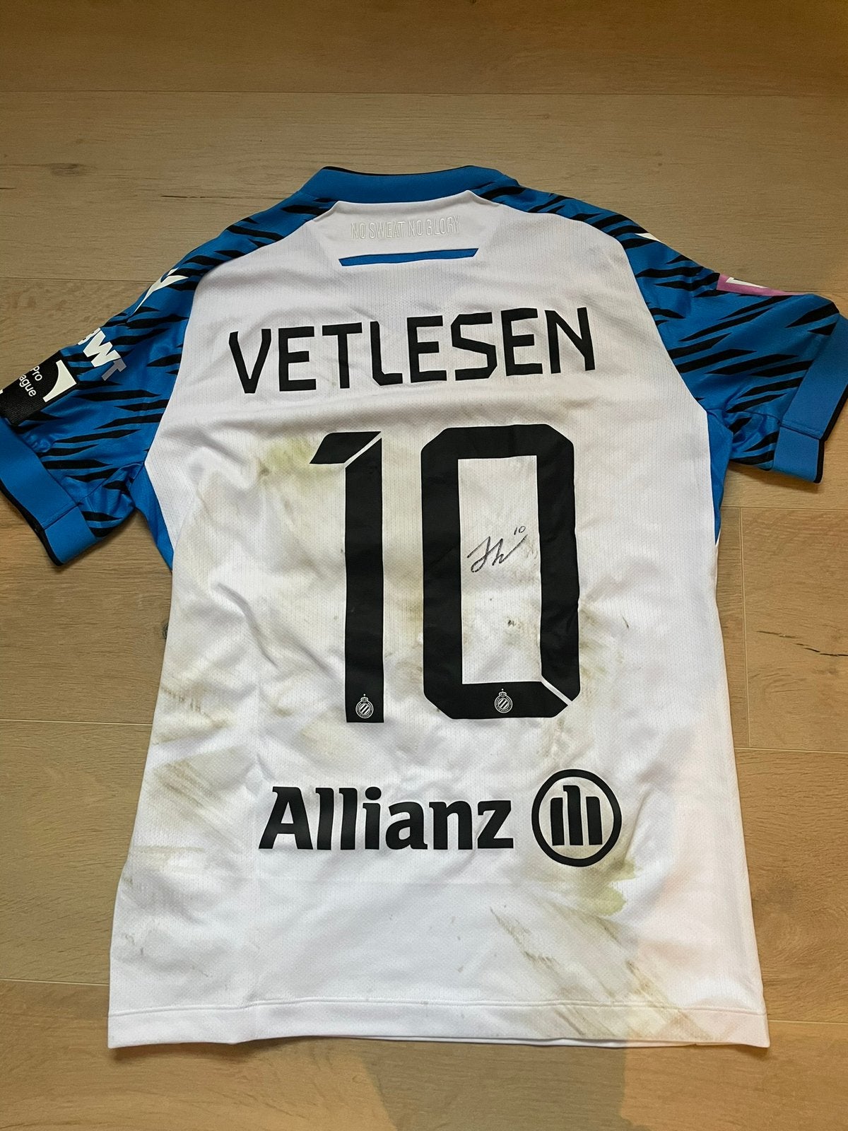 Matchworn shirt Club Brugge: Vetlesen 23-24, Verzamelen, Ophalen of Verzenden, Zo goed als nieuw, Shirt