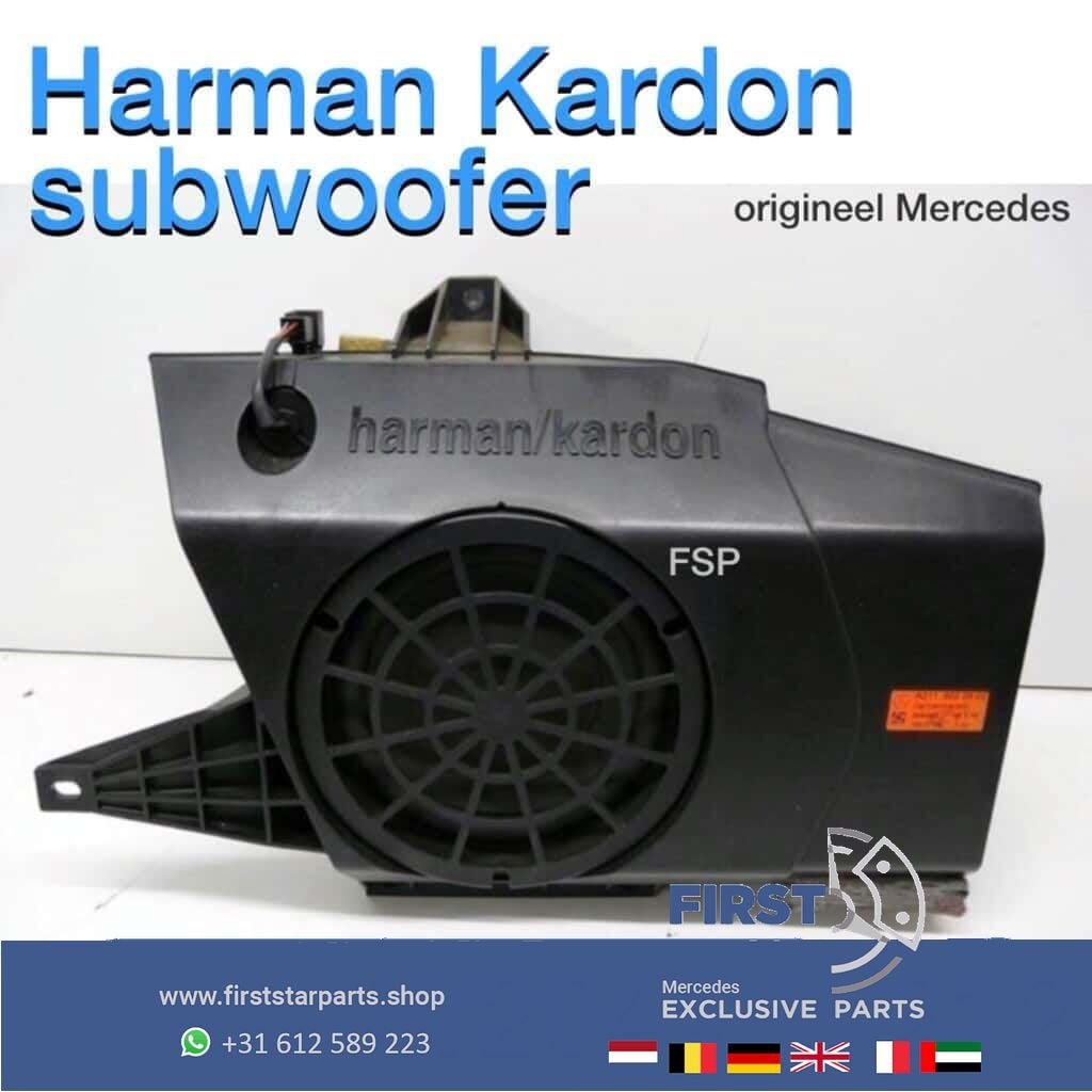 W204 W212 W207 C63 E63 AMG SUBWOOFER Mercedes C E Klasse HAR, Auto diversen, Ophalen of Verzenden, -, -, -