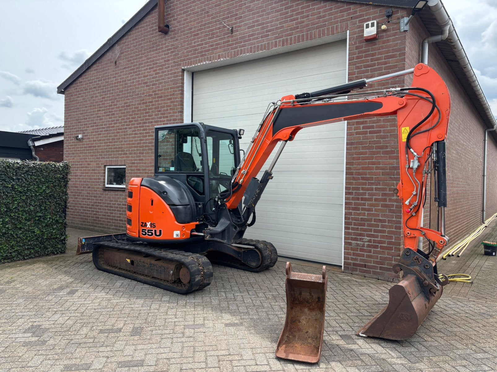 Hitachi ZX55U-5A CLR Minigraver graafmachine Sloop/Sorteer!, Articles professionnels, Machines & Construction | Pièces, Enlèvement