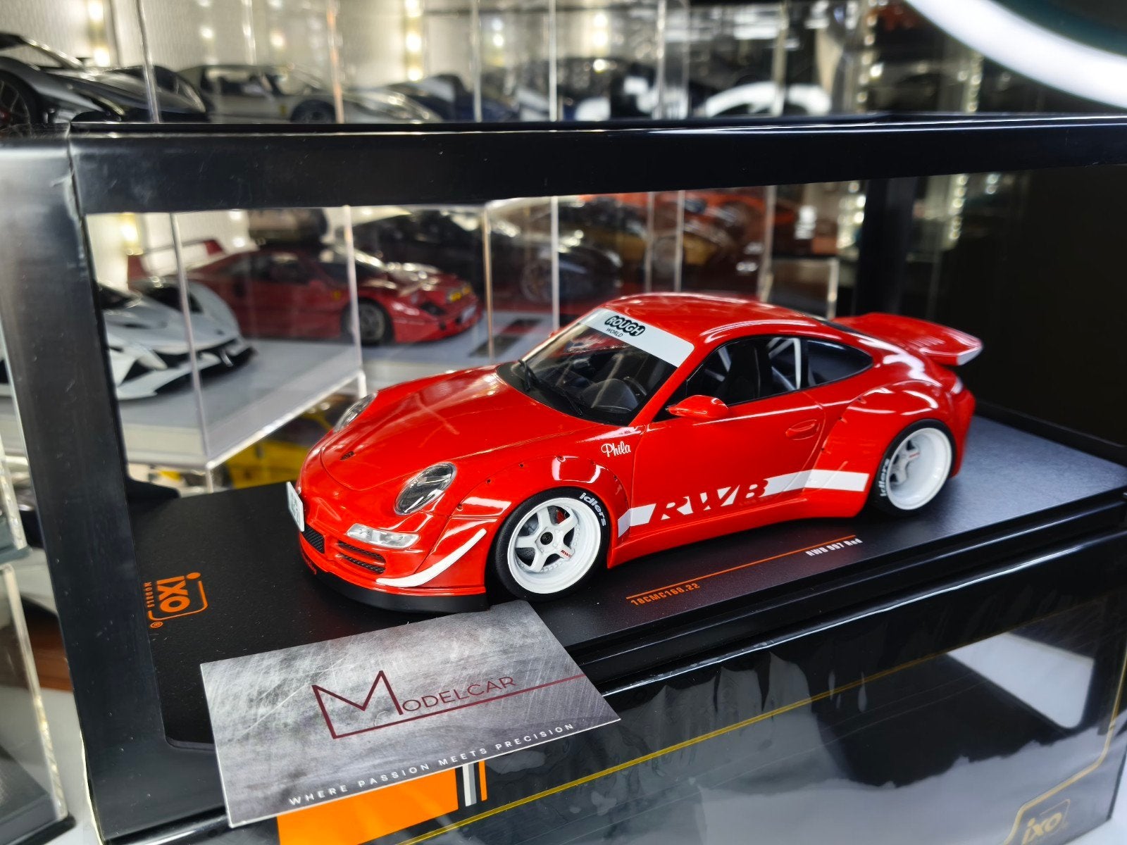 Porsche 911 997 rwb 1/18 ixo, Hobby en Vrije tijd, Ophalen of Verzenden, Nieuw, Auto, Overige merken