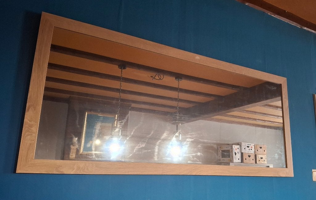 Spiegel, Ophalen, 125 cm of meer, Zo goed als nieuw, Minder dan 100 cm