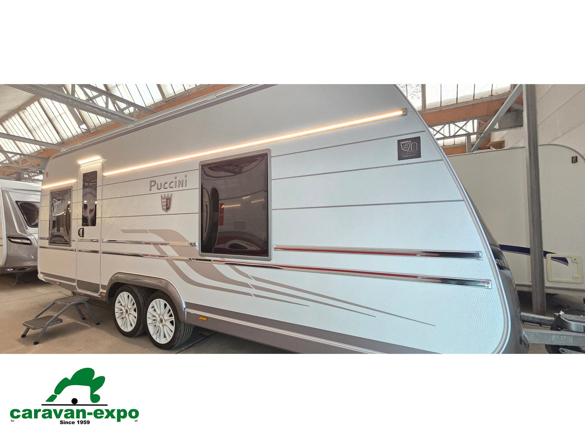 TABBERT PUCCINI 575 DF/F, Caravanes & Camping, Caravanes, Entreprise, jusqu'à 4, 1500 - 2000 kg, Tabbert, 6 à 7 mètres