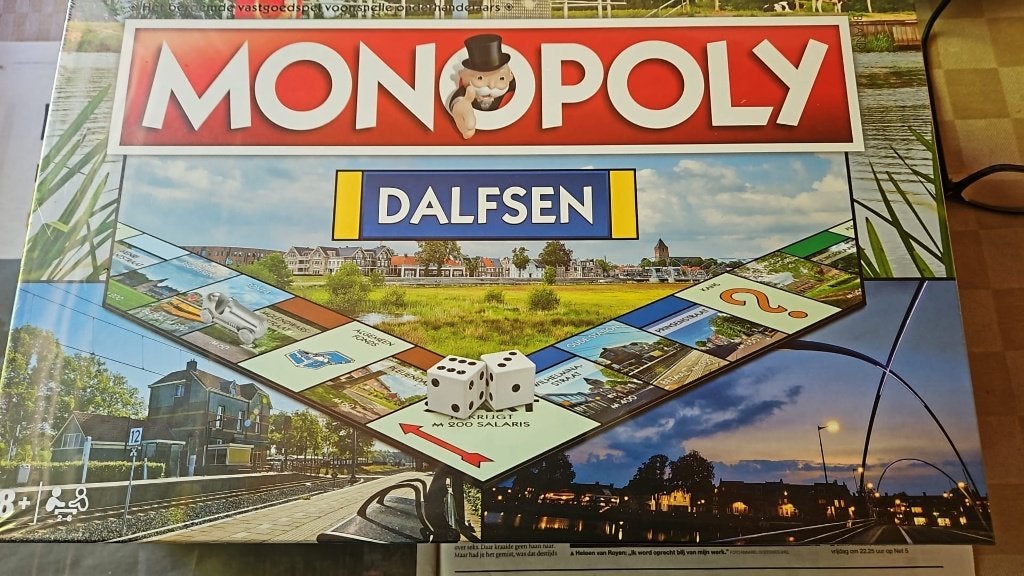 jeu de société seal Monopoly Dalfsen Monopoly, 1 ou 2 joueurs, Enlèvement ou Envoi, Neuf, Monopooly