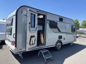 Knaus Sudwind 540 FDK mover,luifel, Schokbreker, 7 tot 8 meter, Bedrijf, Treinzit