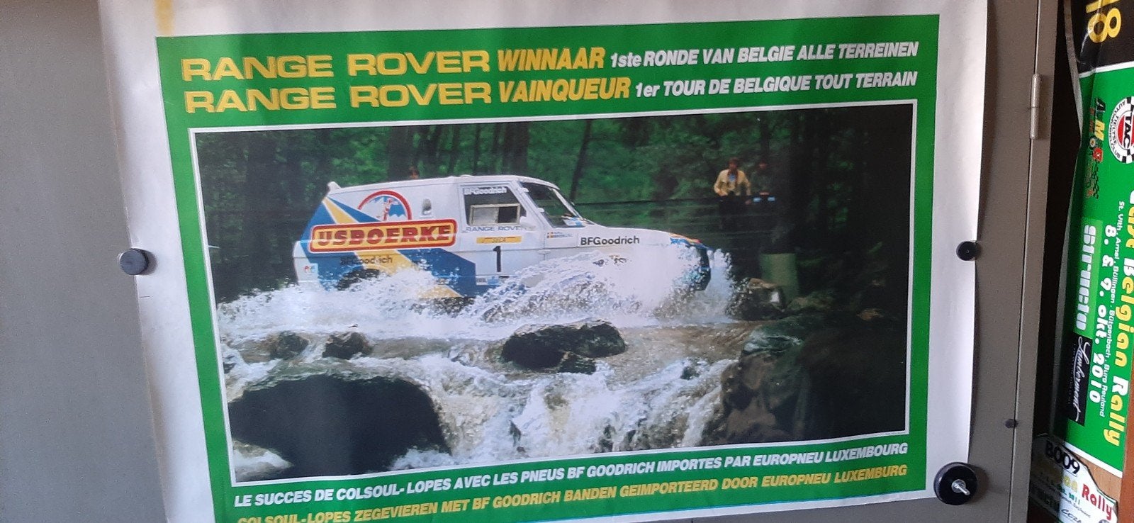 Range Rover  Ronde van België  1984 Consoul, Ophalen of Verzenden, Zo goed als nieuw
