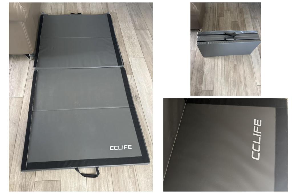 Tapis de gymnastique pliable CCLIFE 2001005 cm, Sport en Fitness, Turnen, Ophalen, Zo goed als nieuw