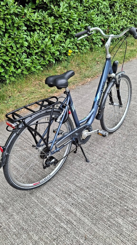 Weinig gebruikte mooie alu PRESTIGE 7v damesfiets =ALS NIEUW, Ophalen, Velgrem, Versnellingen, Zo goed als nieuw