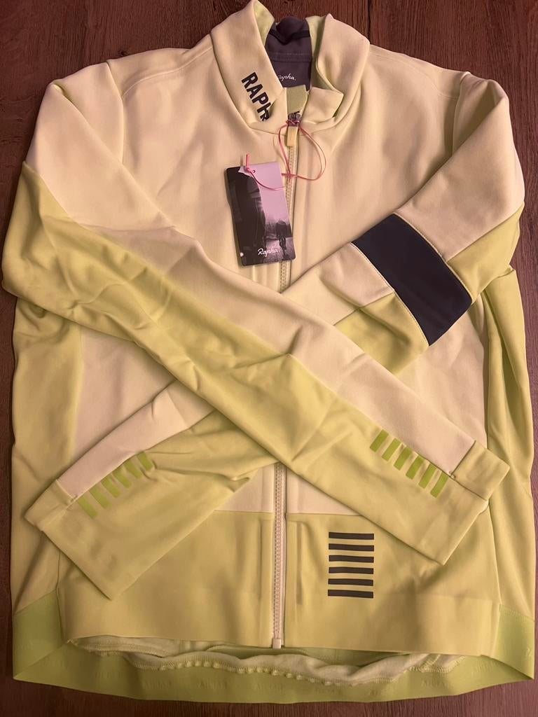 Rapha pro team fiets jas, Kleding | Heren, Jassen | Winter, Ophalen, Nieuw, Overige maten, Geel