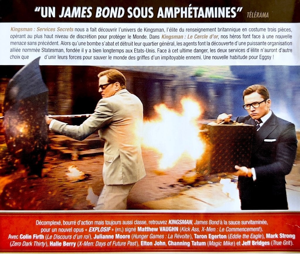 KINGSMAN - THE GOLDEN CIRCLE /// Steelbook COLLECTOR /, Cd's en Dvd's, Film, Ophalen of Verzenden, Zo goed als nieuw, Engels
