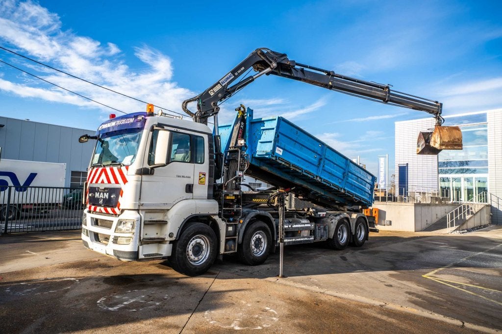 MAN TGS 35.400 BL - HIAB 144 E-2 DUO (bj 2011), Auto's, Vrachtwagens, Automaat, Euro 5, Achterwielaandrijving, 400 pk