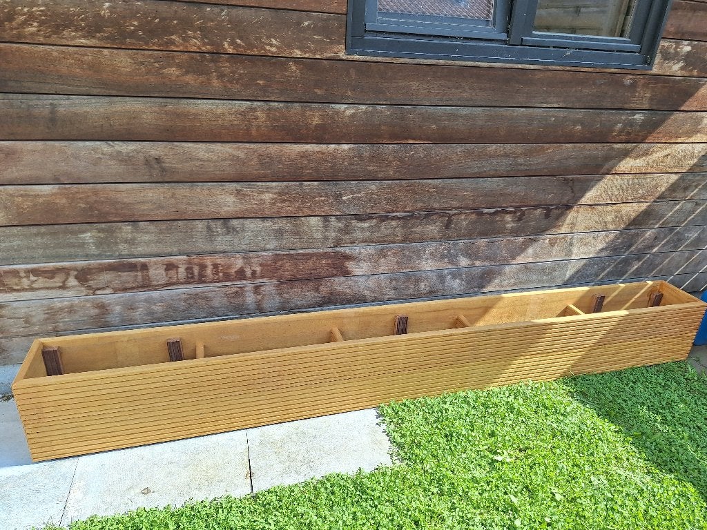 Bloembakken hout, Tuin en Terras, Ophalen, Nieuw, Hout, Balkon