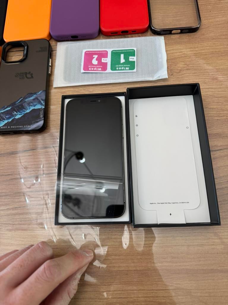 iPhone 12 Pro 128 GB, Ophalen, IPhone 12, Zonder simlock, Grijs