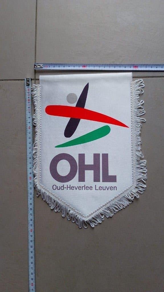 vaandel wimpel fanion OHL Leuven, Verzamelen, Ophalen of Verzenden