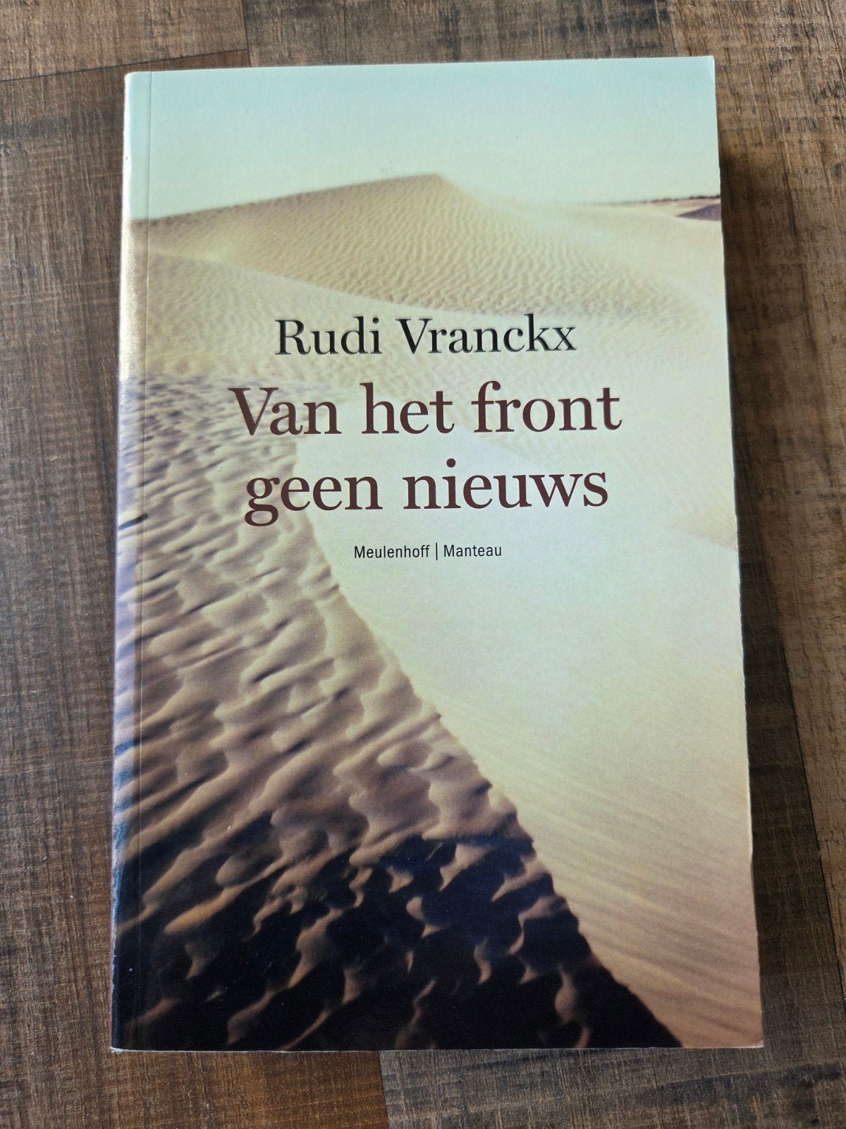 Rudi Vranckx - Van het front geen nieuws, Ophalen of Verzenden, Rudi Vranckx