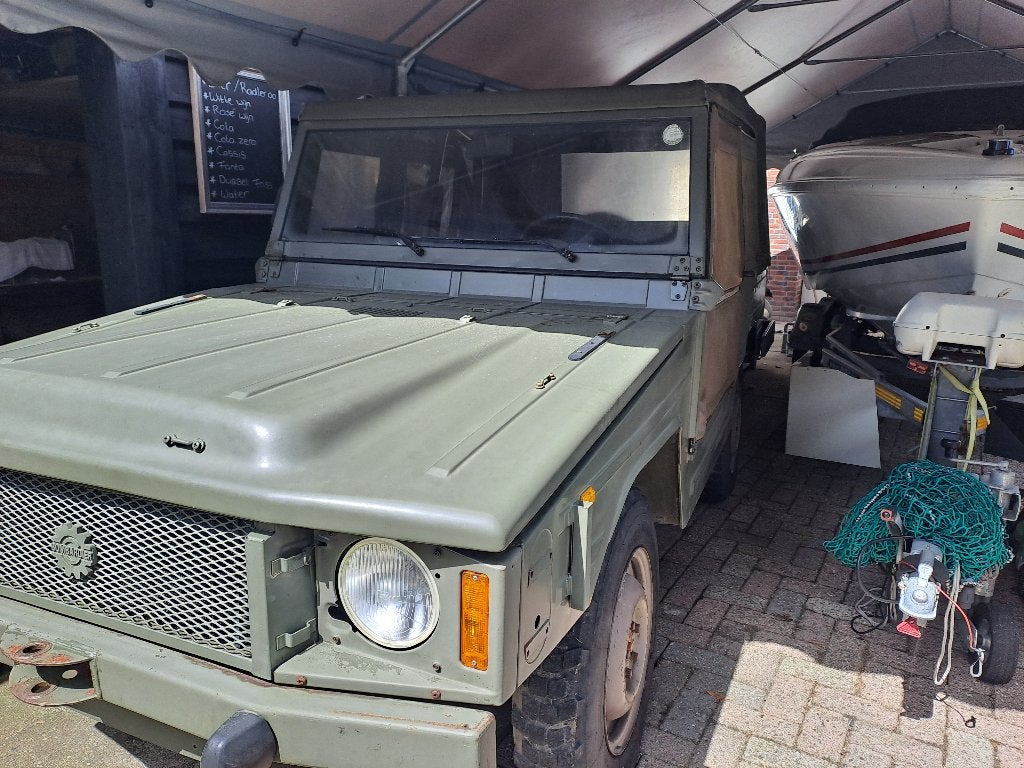 iltis volkswagen bombardier oldtimer jeep  Willys 4x4, Jeep, 4 zetels, Leder, Overige kleuren