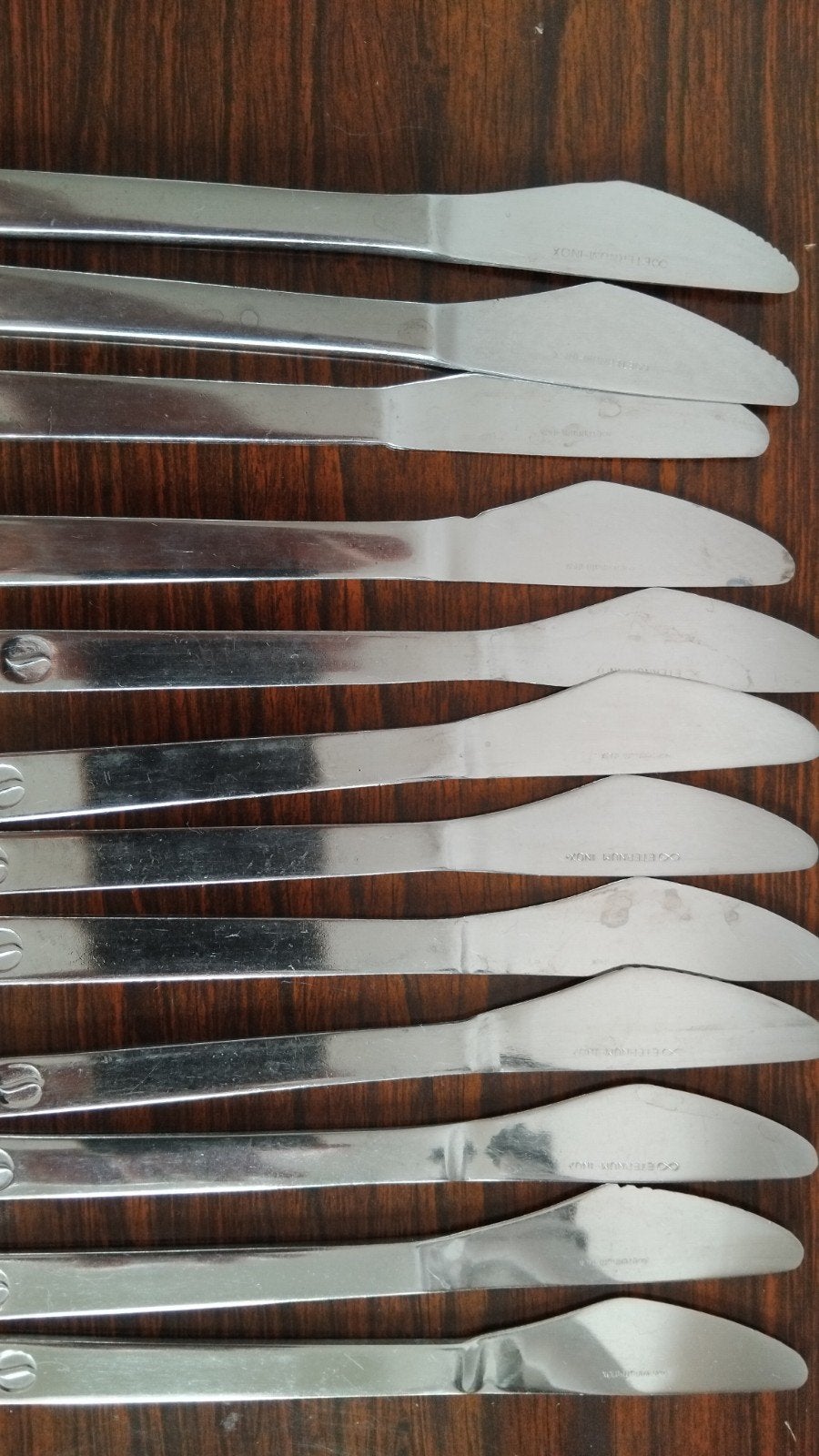 Couverts SABENA 12 couteaux en inox, Collections, Enlèvement ou Envoi, Comme neuf, Autres types